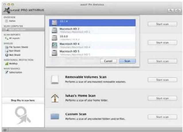 AVAST Free Antivirus (Mac) - Scan Computer - 2