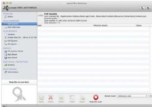 AVAST Free Antivirus (Mac) - Scan Computer - 3