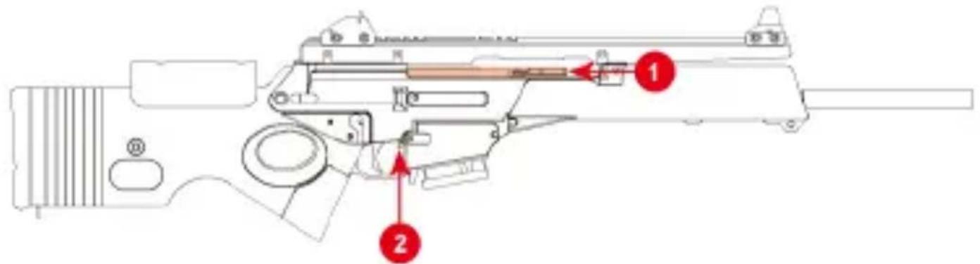 Ares SR-002 - BOLT LOCK & RELEASE - 1
