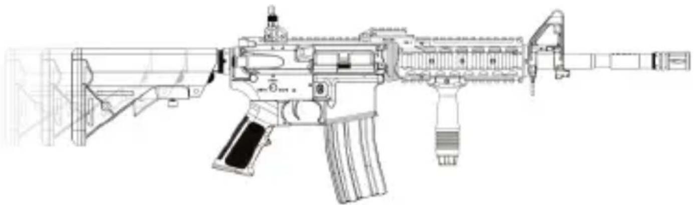 Ares AR-013 - ADJUSTING STOCK - 1