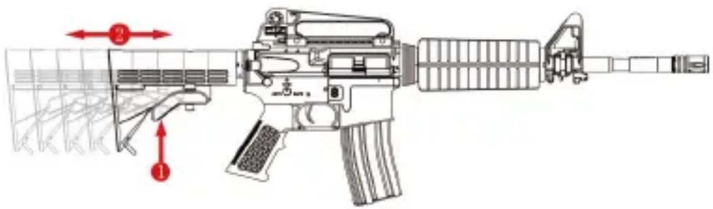 Ares AR-010 - ADJUSTING STOCK - 1