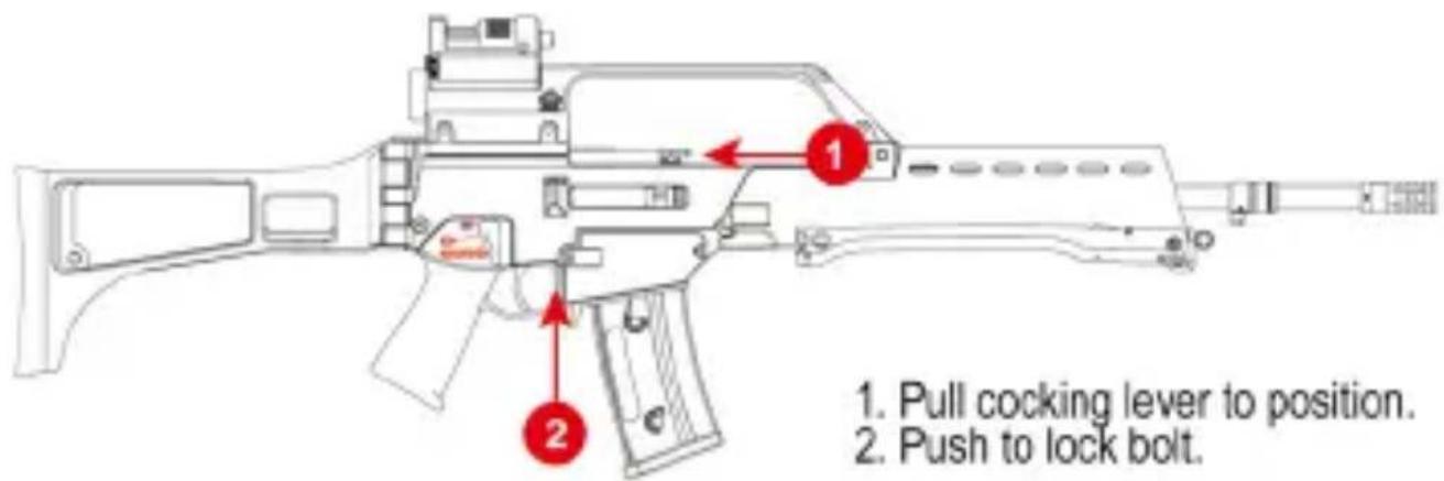 Ares AR-004 - BOLT LOCK & RELEASE - 1