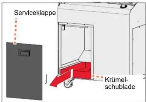 Wabäma R400 - Krümelschublade - 1