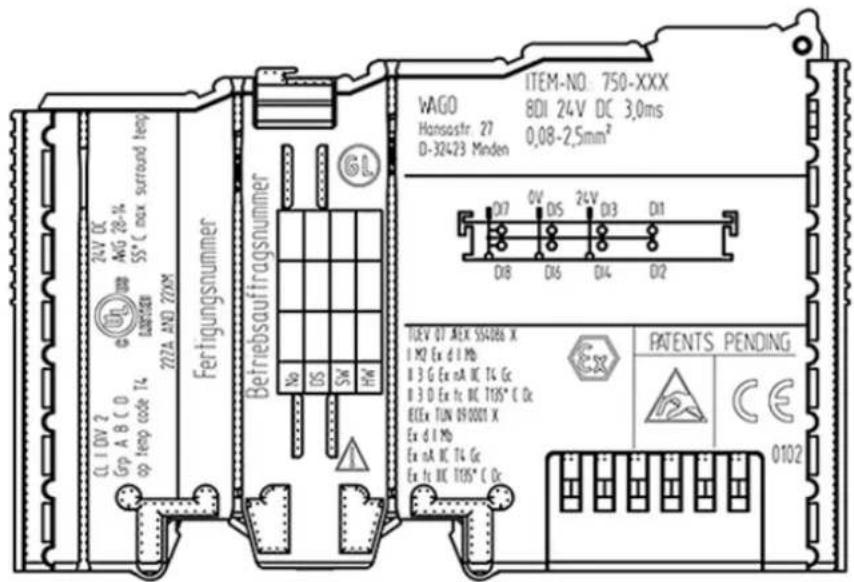 Wago I/O-IPC-C6 - Kennzeichnung für Amerika gemäß NEC 500 - 1