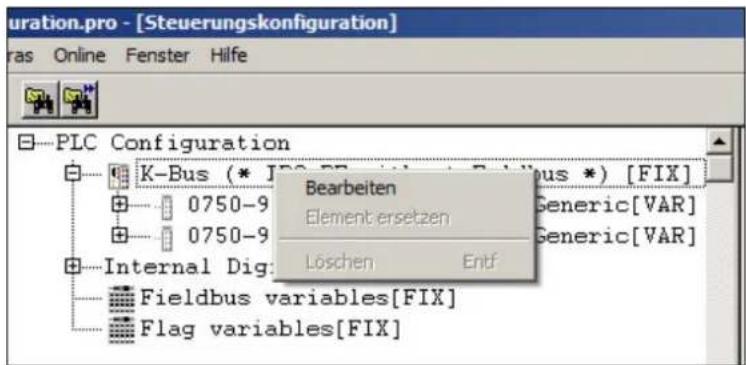 Wago I/O-IPC-C6 - Vorgehensweise bei Anlegen der Steuerungskonfiguration - 2
