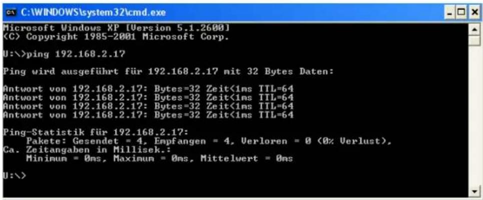 Wago I/O-IPC-C6 - Test der Netzwerkverbindung - 1