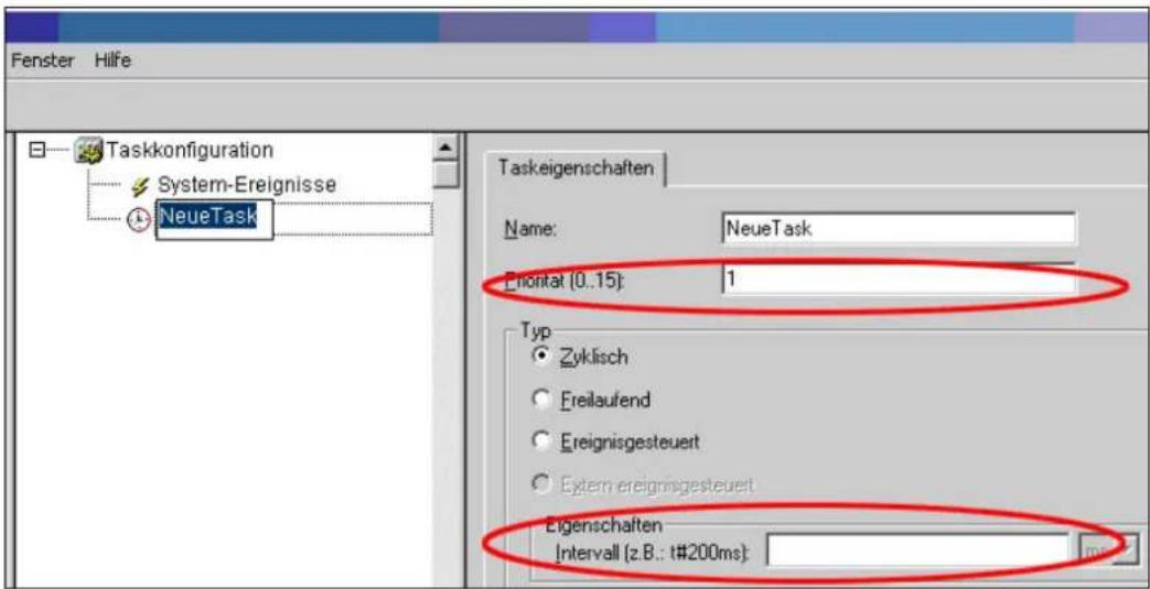 Wago I/O-IPC-C6 - Zyklische Task-Prioritäten - 1