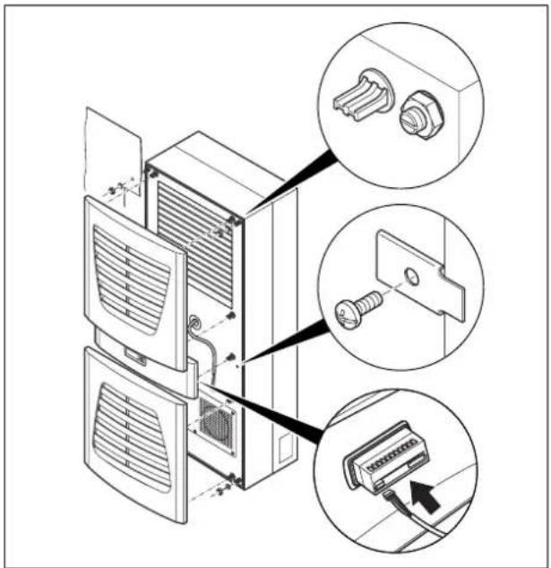 Rittal SK 3332 - Kühlgerät als Kompletteinbau montieren - 3