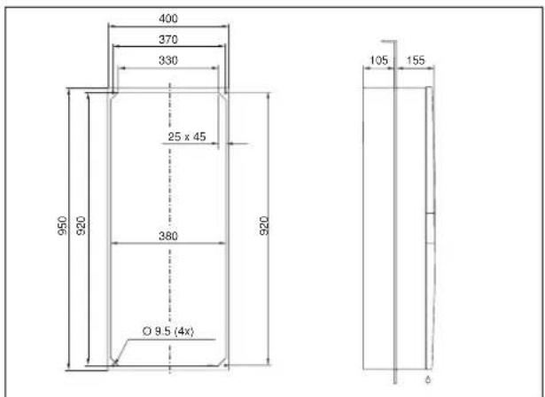 Rittal SK 3303 - Anhang: Ausschnitts- und Bohrungsmaße - 3