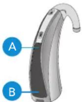 Audibel A2 BTE - Combined Sweep Volume and Memory Control - 1