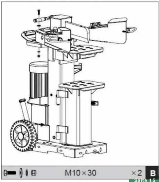 Zipper ZI-HS8PT - Montage der Bedienhebelführung ZI-HS10T / ZI-HS12T - 1