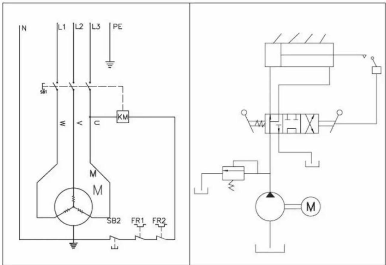 Zipper ZI-HS8PT - ELEKTRIK- HYDRAULIK PLÄNE / WIRING- HYDRAULIC DIAGRAMS ZI-HS8PT / ZI-HS10T / ZI-HS12T - 1