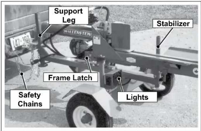 Wallenstein WX640 - TRANSPORT SAFETY - 1