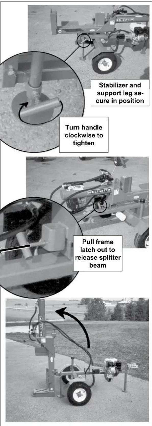 Wallenstein WX640 - Converting for Vertical Splitting - 1