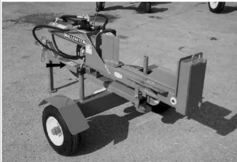 Wallenstein WX640 - SERIAL NUMBER LOCATION - 2