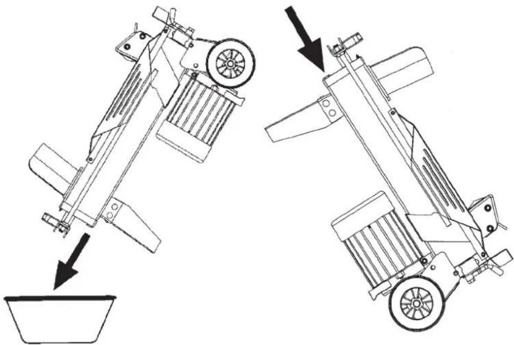Cotech WS4T-37 - Changing the hydraulic oil - 1