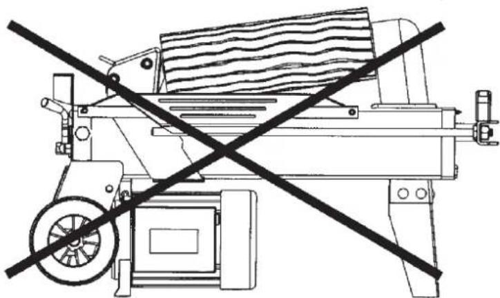 Cotech WS4T-37 - Working with the log splitter - 2