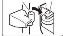 MITSUBISHI JT-MC206GS-W-E - Precautions for when opening/closing the front cover - 2