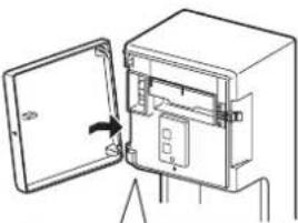 MITSUBISHI JT-MC206GS-W-E - Precautions for when opening/closing the front cover - 1