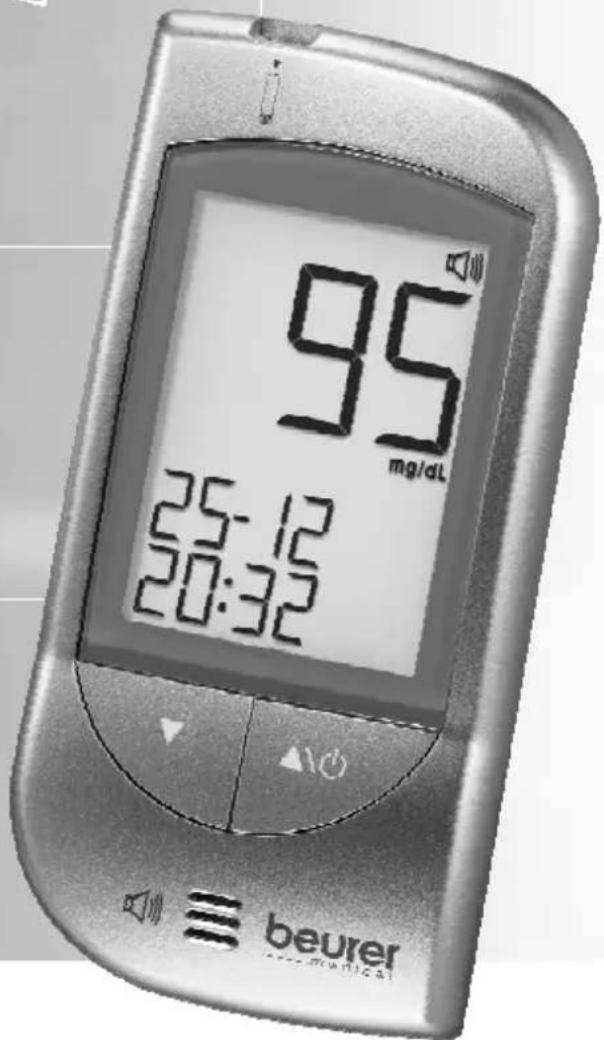 95 mg/dL 25-12 20:32 beurer