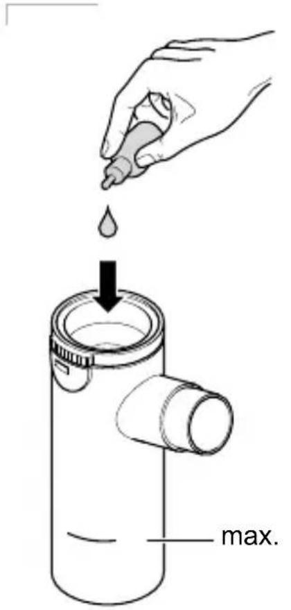 Inqua BR021100 - Einfüllen der Inhalationslösung - 1