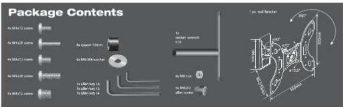 TITAN MS 3735 - SINGLE ARM WALL MOUNT - 3
