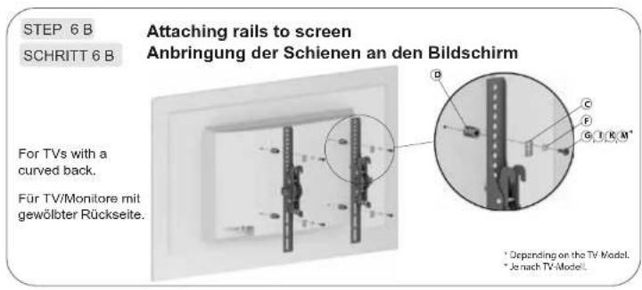 Ricoo S2874 - Befestigung an der Massivbetonwand - 4