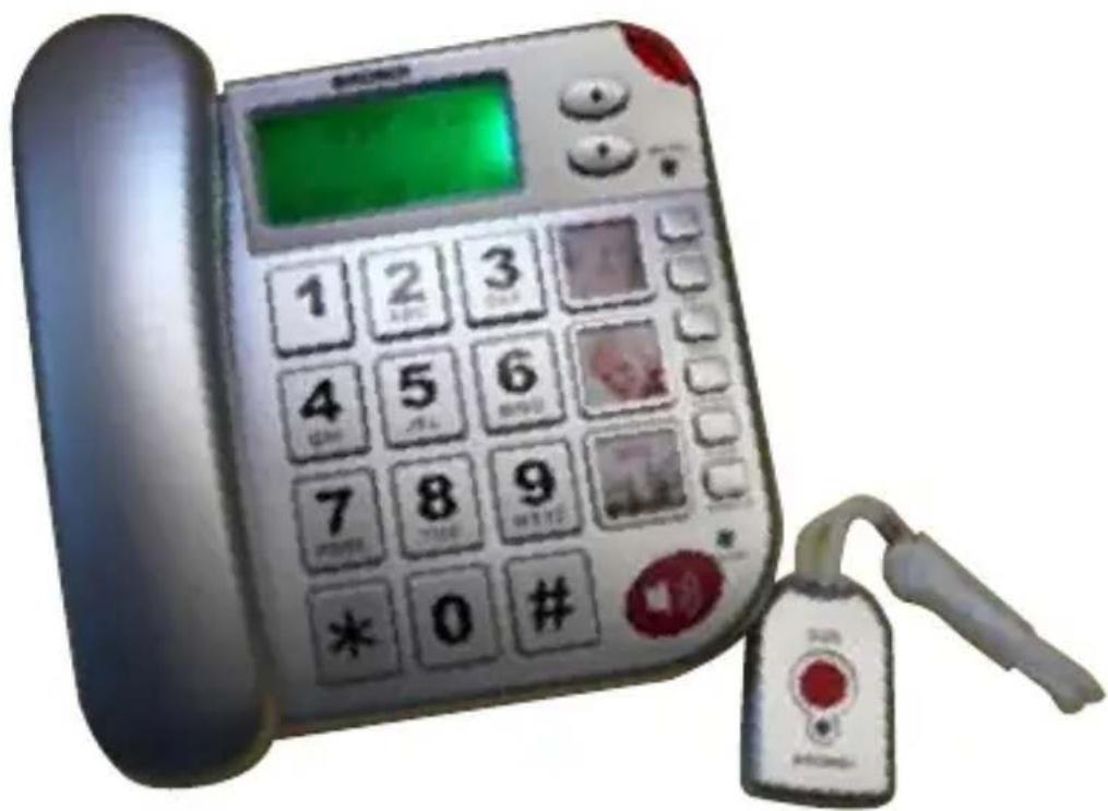 BRONDI Bravo Plus Super - Großtasten-Telefon mit SOS-Funktion - 1