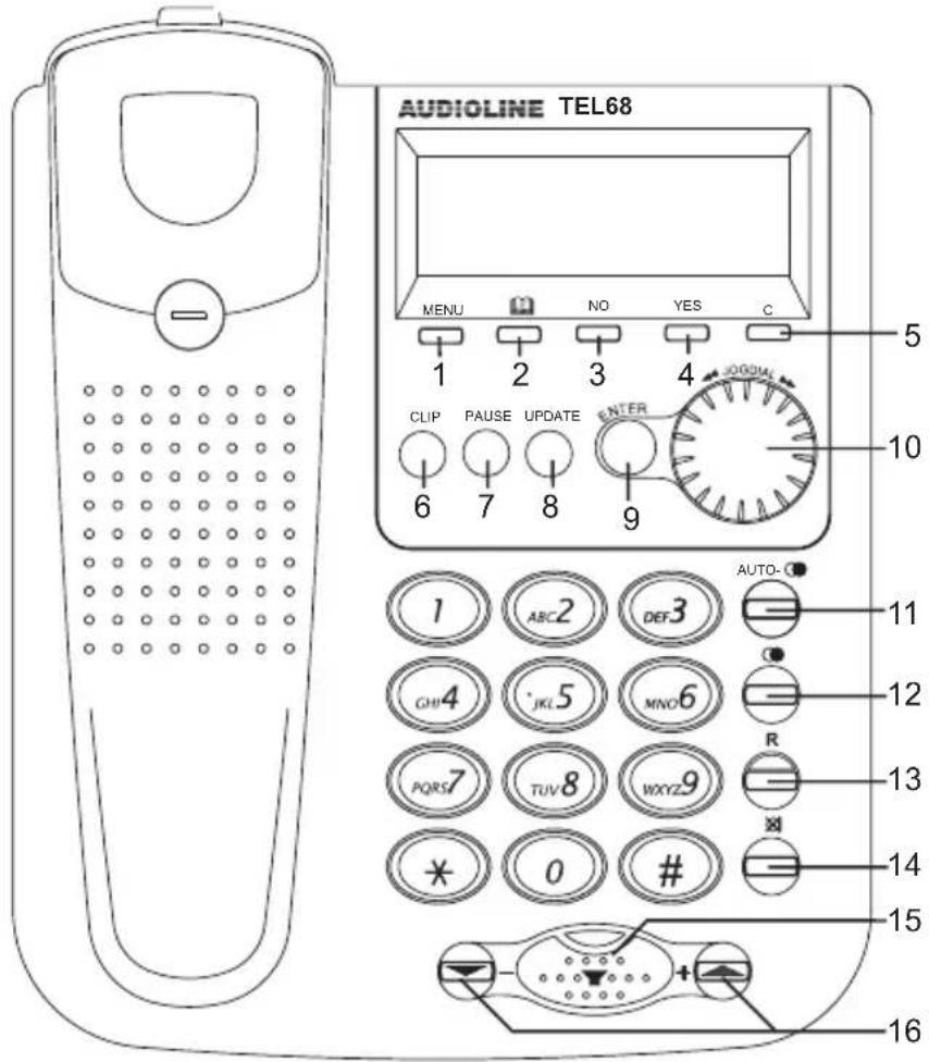 AUDIOLINE TEL68 - CE-Zeichen - 1