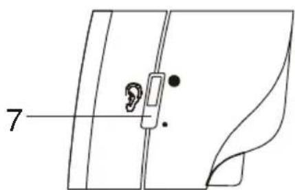 AUDIOLINE TEL4CLIP - Receiver outside – left-hand side – right-hand side - 3