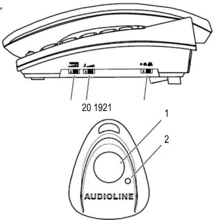 AUDIOLINE TEL 50 SOS - Telefon - 2