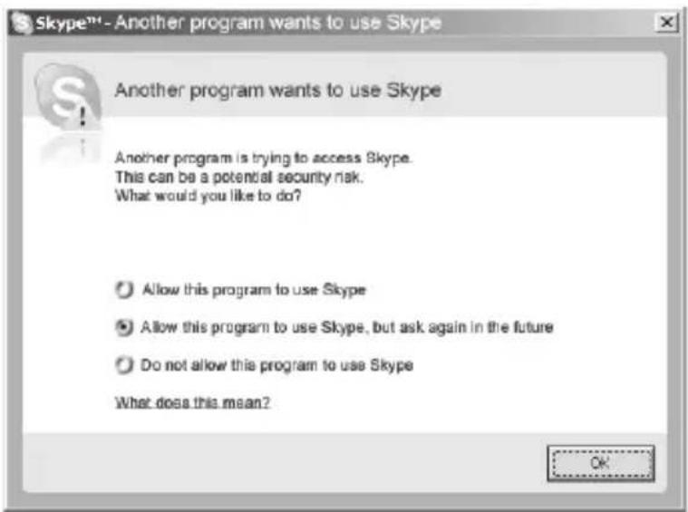 AUDIOLINE IP 8 - Skype™ information - 1