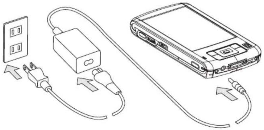 TOSHIBA E800 - How to Charge the Battery - 1