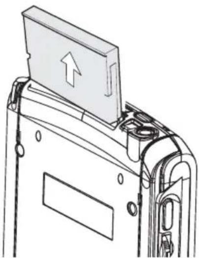 TOSHIBA E800 - To remove a card: - 1