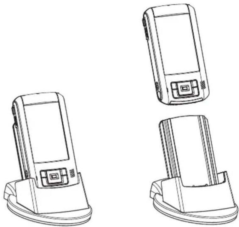 TOSHIBA E400 - To Connect Using the Optional Cradle: - 2
