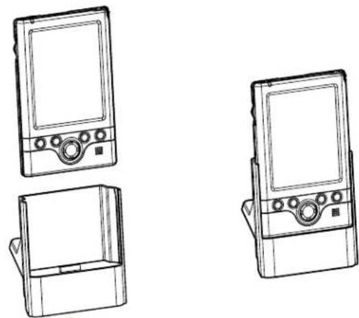 TOSHIBA E355 - To Connect Using The Supplied Cradle: - 2