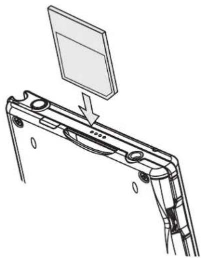TOSHIBA E355 - Inserting an SD Card - 1