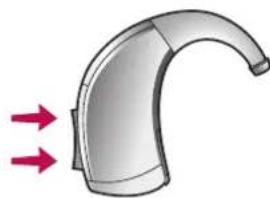 Starkey Muse BTE - Wippschalter – Programmwahl - 1