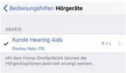 Starkey Halo 2 - Hörgerät mit dem iOS System verbinden - 2