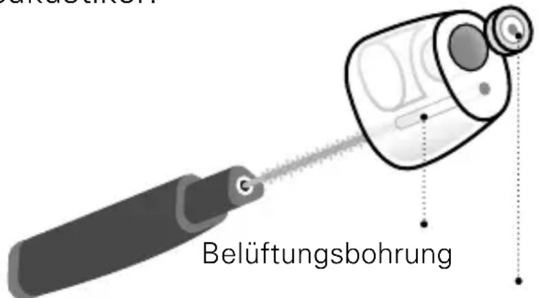 SoniTon SU Compact Power - C: Reinigen einer Dünnschlauch Otoplastik - 1