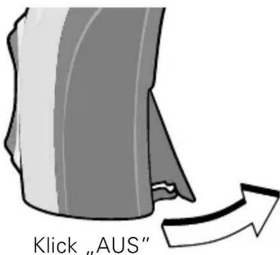 SoniTon SU Compact Power - Schritt 8: Ausschalten des Hörgeräts - 1