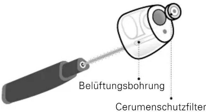 Bernafon Nevara 1 - A: Reinigen der Otoplastik oder Power Otoplastik - 1