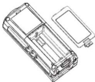 Cocraft HL-XW40 - Inserting batteries - 1