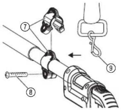 GARDENA TCS 720/20 - Der mitgelieferte Tragegurt muss verwendet werden. - 1
