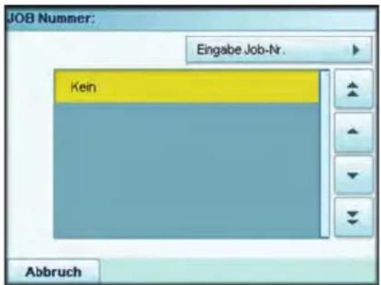 Neopost IS-5000 - So verwenden Sie eine JOB-Nummer: - 2