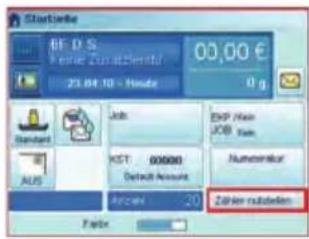 Neopost IS-5000 - Zurücksetzen des Stückzählers - 1