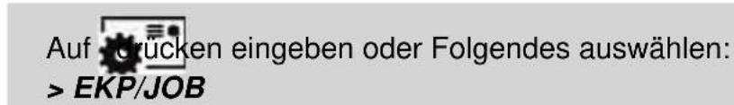 Neopost IS-5000 - So verwenden Sie eine EKP-Nummer: - 1