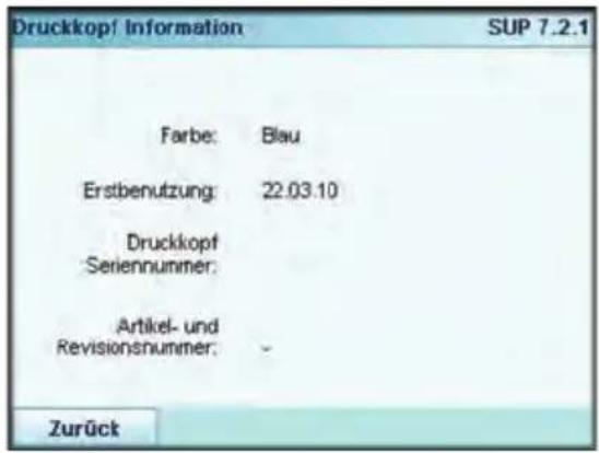 Neopost IS-5000 - Anzeigen der Druckfarbenbehälterdaten - 2