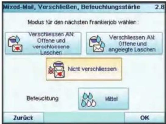 Neopost IS-5000 - Dicken -Einstellung: - 3