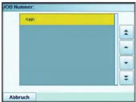 Neopost IS-5000 - So legen Sie die JOB-Standardnummer fest: - 1